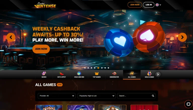 homepage intense