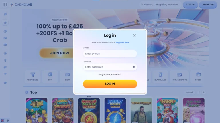 login Casinolab