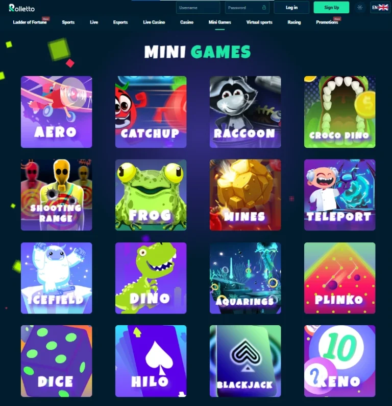 mini games rolletto