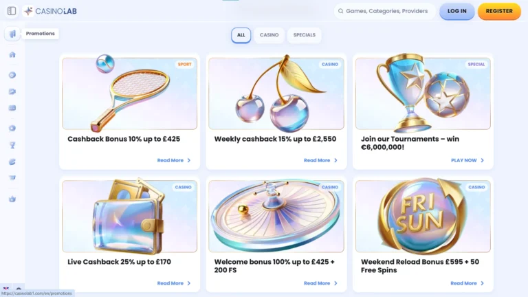 promotions casinolab